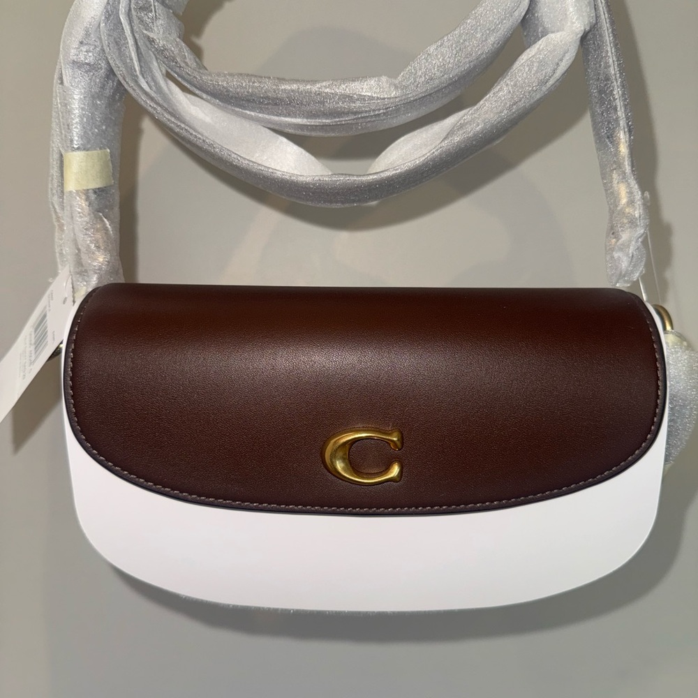 NWT Coach Emmy Shoulder or Crossbod Brown Bag